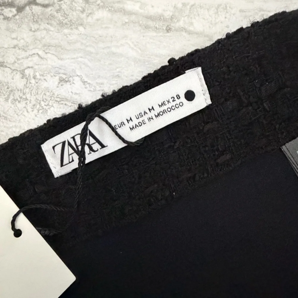 ZARA Tweed Mini Skirt